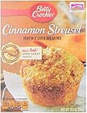 Betty Crocker Premium Muffin Mix, Cinnamon Streusel, 13.9-Ounce Boxes (Pack of 12)