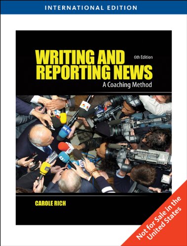 Writing and Reporting News: A Coaching Method