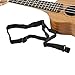 Artempo 2 Black Clip on Ukulele Straps with Adjustable Length, High Quality Nylon Straps, Fit all Ukulele Size, Plus 3 Thin Picks, 4 Additional Strings and a Cleaning Cloth