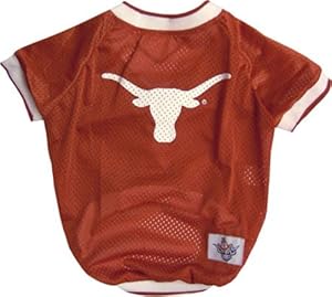 NCAA Dog Jersey, Large, University of Texas Longhorns