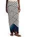 Nicole Miller Women's Patched Maxi Skirt