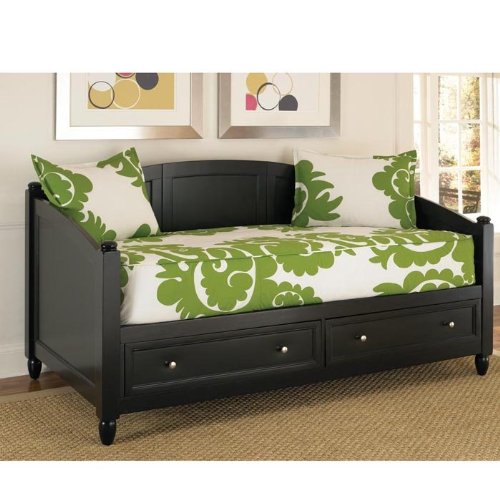 Home Styles 5531-85 Bedford Daybed with Storage, Black Finish On Sale