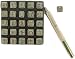 Leather Factory Easy-To-Do Series Stamp Set, 3/8-Inch, Fancy Alphabet