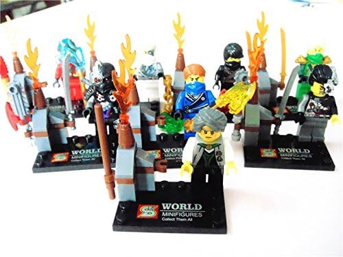 Ninja Minifigures Model Building Blocks Educational Brick Lego Toy 8pcs/Lot