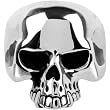 Inox Jewelry 316L Stainless Steel Skull Ring