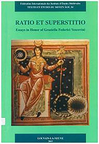 Ratio et superstitio: Essays in honor of Graziella Federici Vescovini (Textes Et Etudes Du Moyen Age) (Italian Edition)