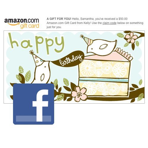 Amazon.com Gift Card - Facebook Delivery