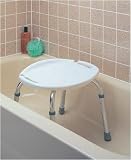 `Bath & Shower Seat w/o Back Adjustable Carex Shipping Carton Size: 21 L x 17 W x 16 H