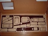 ボルボ/S70/V70右ハン（２Ｄ：木目調）１３ピース　ウッドパネル（ボルボ車インテリアパネル）