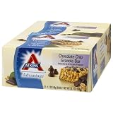 Atkins Advantage Bars, Chocolate Chip Granola, 1.7-Ounce Bars (Pack of 12)