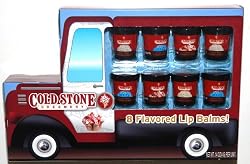 8 Pack of Cold Stone Creamery Ice Cream Lip Balms in Miniature Ice Cream Containers, 3 Flavors: Strawberry Blonde, Vanilla Bean and Cotton Candy (1 Pack)