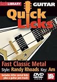 Guitar Quick Licks - Randy Rhoads Fast Classic Metal