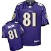 Anquan Boldin Jersey: Reebok Purple #81 Baltimore Ravens Replica Jersey - Small