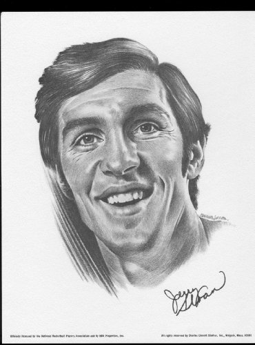 1974 Jerry Sloan Chicago Bulls Lithograph
