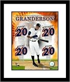 Curtis Granderson Framed Detroit Tigers 8x10 Photo - 20-20-20-20 Collage