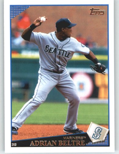 2009 Topps Baseball Card # 560 Adrian Beltre - Seattle Mariners - Shipped In Protective Screwdown Display Case!