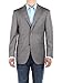 Bianco B Men's Check Modern Two Button Blazer Trim Fit Jacket