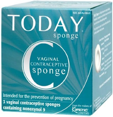 Today Sponge Vaginal Birth Control, Green, 3 Count (Pack of 3 (3 ct ea))