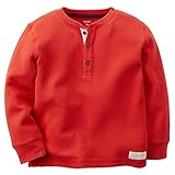 カーターズ Carter's 保温 トップス ヘンリー Tシャツ 長袖 100% 綿 サーマル 秋冬 Thermal Henley 24M (83-86cm) [並行輸入品]