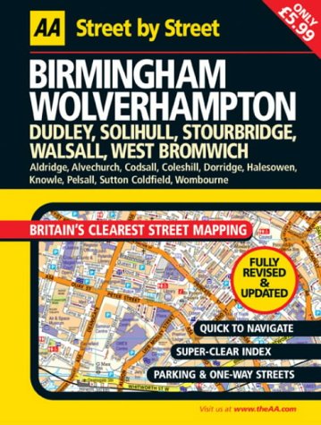 AA Street by Street Birmingham, Wolverhampton