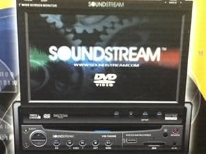 Sound Stream VIR-7840NR Single Din 7-Inch Touch Screen , Digital TFT-LCD Screen With AM/FM/DVD