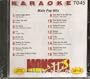 Monster #1045 Karaoke CDG MALE 90'S POP & ROCK HITS