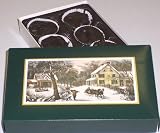 Scott's Cakes 1/2 lb. Dark Chocolate Raisin Cluster in a Homestead Box