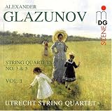 Glazunov: String Quartets 3 & 5 Vol. 1