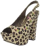 Betsey Johnson Women's Mystifyy Platform Pump,Leopard,8.5 M US