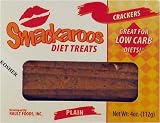 Smackaroos Diet Treats Plain Low Carb Crackers