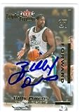 Billy Owens Autographed/Hand Signed Basketball Card (Detroit Pistons) 2001 Fleer Triple Crown #143