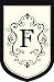 Regal Monogram Garden Flag - F
