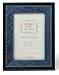 Italian Marquetry Picture Frame - Two Tone Blue