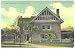 1910's Postcard Dr Priest Home Concordia Kansas