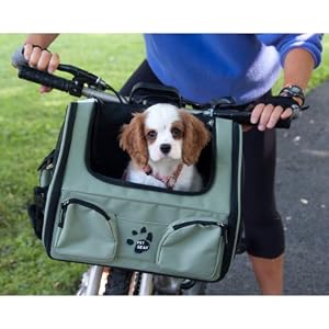 Click to buy Small Dog Carriers:  Pet Gear Pet Bike Basket from Amazon!