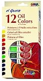 El Greco 26150 - Feine &Ouml;lfarben 12er Set