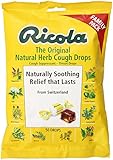 Ricola Big Bag Original Natural Herb Cough Drops, 50-Count Bags (Pack of 12)