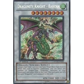  Yu-Gi-Oh! - Dragunity Knight - Barcha - Hidden Arsenal 4: Trishulas Triumph - #HA04-EN059 - 1st Edition - Secret Rare