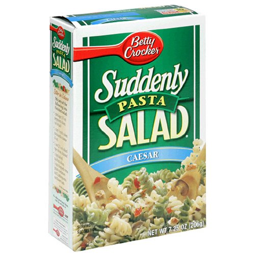 Suddenly Pasta Salad, Caesar, 7.25-Ounce Boxes (Pack of 12)