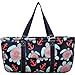 Sea Turtle Anchor Print NGIL Large Canvas Utility Tote Bag