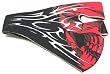 Red Skull Neoprene Motorcycle Face Mask Facemask