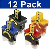 Compatible Ink Cartridge for Brother LC-41 (LC41) Ink Cartridges Valu 12-Pak: 3 each color