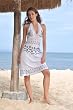 Havana Knee-Length Halter Top Beach Dress/Cover Up