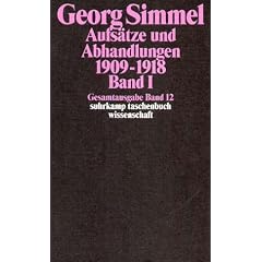 Gesamtausgabe in 24 B�nden: Band 12: Aufs�tze und Abhandlungen 1909-1918. Band I: BD 12 (suhrkamp taschenbuch wissenschaft)
