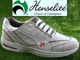 from Henselite Mens Henselite Tiger Quality Lawn Bowling Shoes Available in White and Grey UK Size 6 to 13