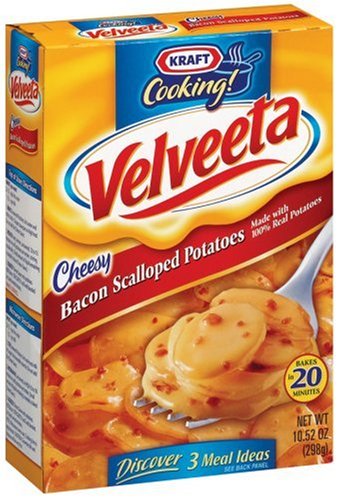 Velveeta, Cheesy Bacon Scalloped Potatoes, 10.52-Ounce Boxes (Pack of 8) by Velveeta