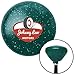 American Shifter 201591 Green Retro Metal Flake Shift Knob with M16 x 1.5 Insert (Johnny Law Motors Logo)