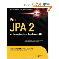 Pro JPA 2: Mastering the Java Persistence API (Expert's Voice in Java Technology)