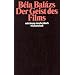 Der Geist des Films (suhrkamp taschenbuch wissenschaft)