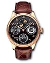 IWC Portuguese Perpetual Calendar 18kt Rose Gold Brown Mens Watch IW502119